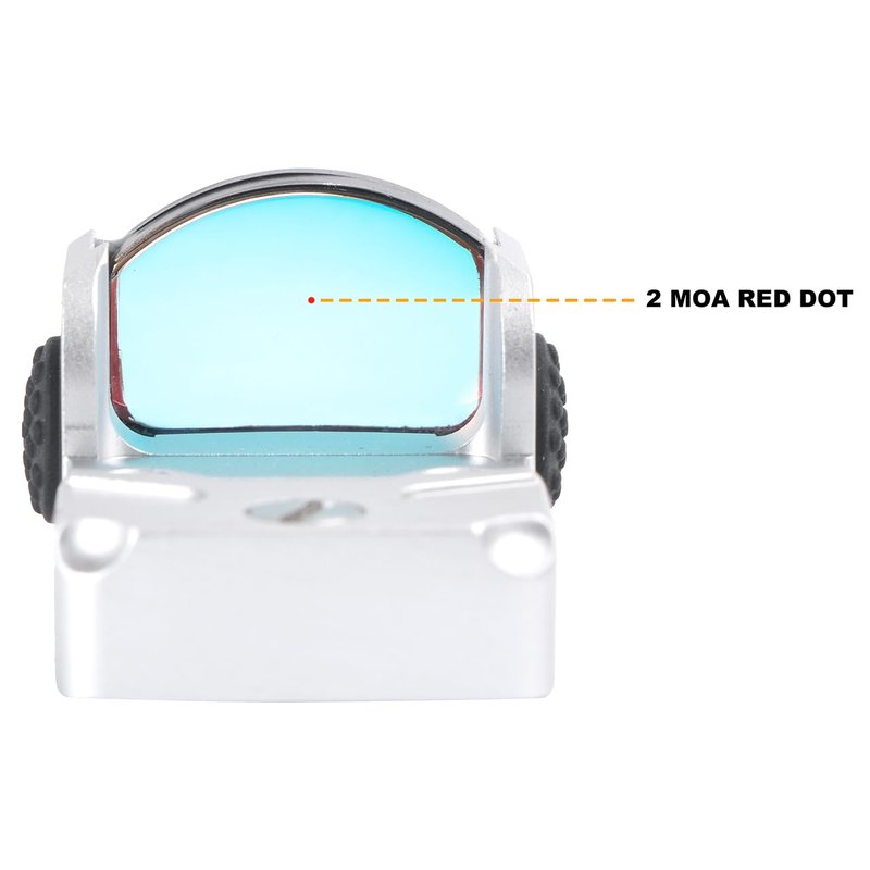 Bravary UL3 Red Dot Sight 1x22mm 3 MOA Reticle (RMR Pistol Cut) Reflex Pistol Sight 20mm Picatinny Mount Included(Black)