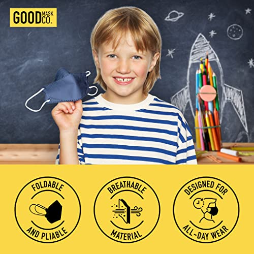 Good Mask Co. Good Comfort KN95 Face Mask, Disposable KN95 Face Mask, Folding, Comfortable Face Masks, Bulk Face Masks