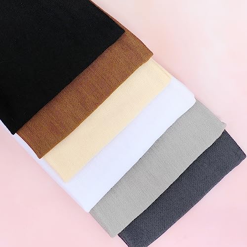 Premium Stretchy Non-Slip Headbands for Women - 6 Pack Neutral