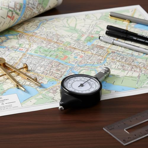 Map Measuring Meter Scale Odometer for Camping & Hiking