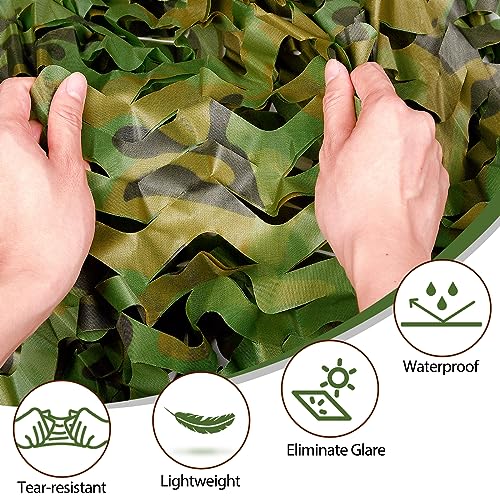 Camouflage Netting Roll - Lightweight, Tear-Resistant Camo Tarp for Hunting, Camping, and Decorations