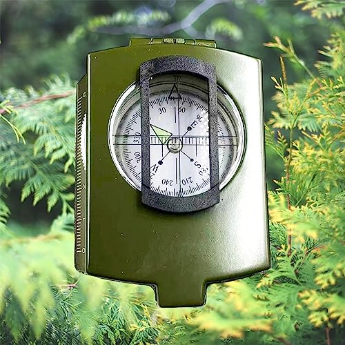 Hiking Compass for Survival - Water-Resistant Pocket Compass - Navy