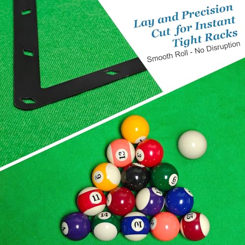 6-Pack Billiard Ball Rack Set - Triangle Racks for 8-Ball, 9-Ball & 10-Ball