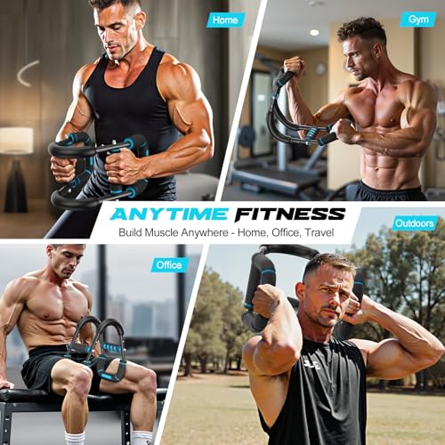 Adjustable Twister Arm Trainer for Men - 5-Level Resistance (40-130lb) - Blue