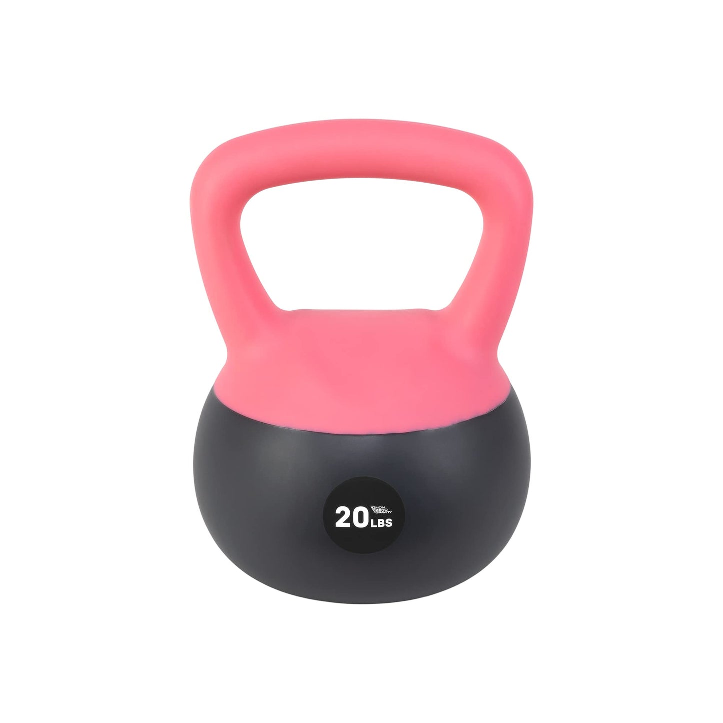 NonZero Gravity Iron Sand Soft Kettlebell with PVC Shell, Shock-Absorbing Base & Extra-Wide Grip for Versatile Workouts | Durable Strength Training Equipment, 15 lbs