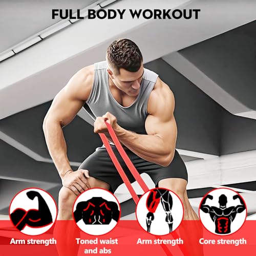 Resistance Band for Strength Training & Flexibility - 15-35 lb