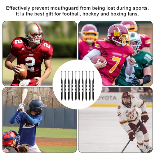 Football Mouth Guard Tethers - 5 Pack for Secure Use
