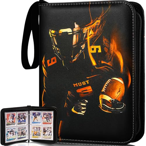 RONMONG Football Card Binder 440 Pockets, Sports Trading Card Album, Football Style