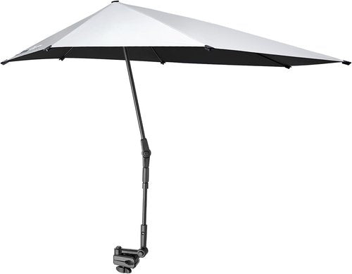 G4Free Adjustable Chair Umbrella - XL UV Protection Sun Shade with Universal Clamp for Beach & Golf