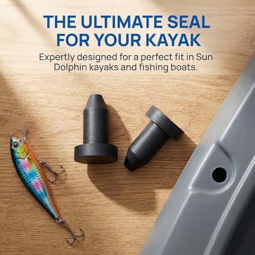 Kayak Drain Plug Set - 2 Pcs, 1/2" Scupper Hole Fit