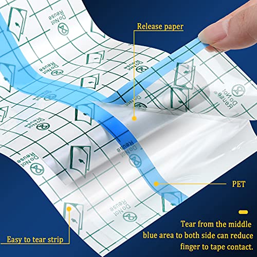 Tattoo Bandage Wrap - 9 Rolls in 2, 4, & 6 Inch Sizes