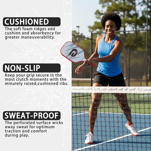 GLAKJET A2 Pickleball Paddle Set for Beginners,with Wrist Guards for Added Support & Injury Prevention,Lightweight Pickleball Rackets,Glass Fiber,USAPA-Compliant