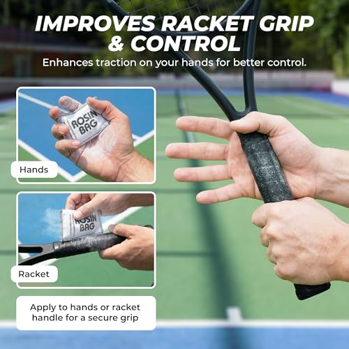 Rosin Bag for Tennis & Pickleball - Sweat Control Grip Powder