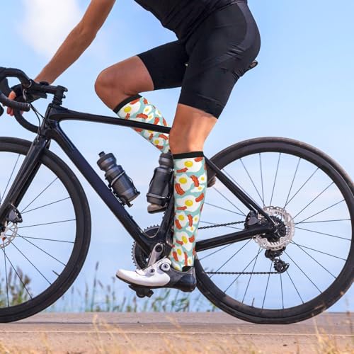 Wyayazh Unisex Knee High Compression Socks - Support & Sports Wear
