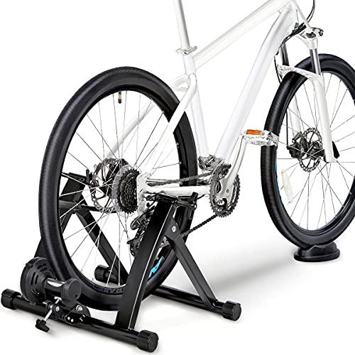 Indoor Bike Trainer Stand with Magnetic Resistance - Fits 26-28in/700C