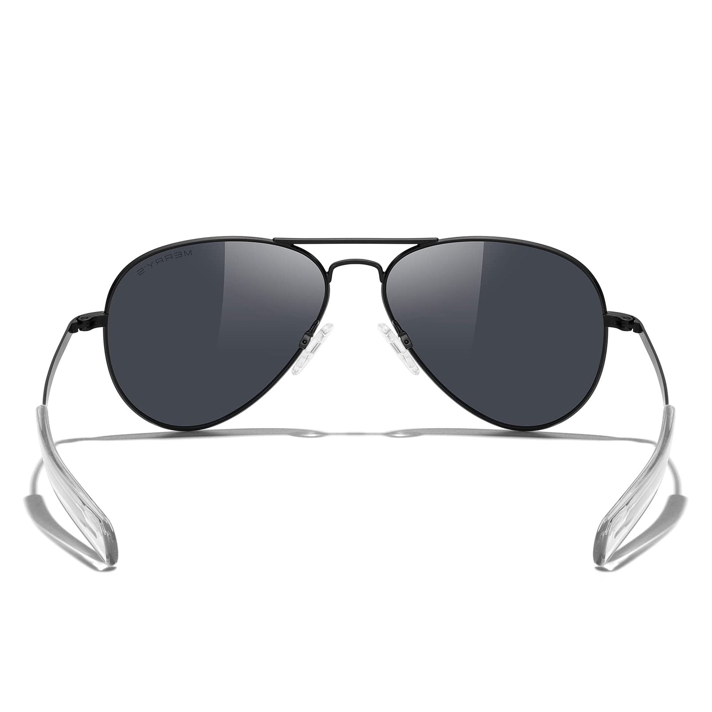 MERRY'S Classic Aviator Military Polarized Sunglasses for Men or Women S8562