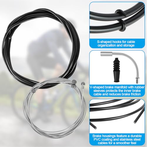 Universal Bicycle Brake Cable Kit - High-Quality Shift Cables