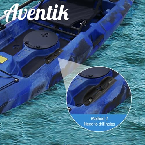 Kayak Paddle Clips 2-Pack Track Mount Holder for Paddles & Nets