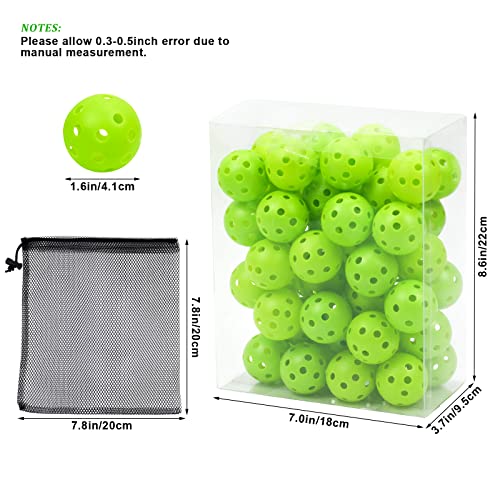 Bac-kitchen Green Plastic Golf Practice Balls - Limited Flight Swing Training Set