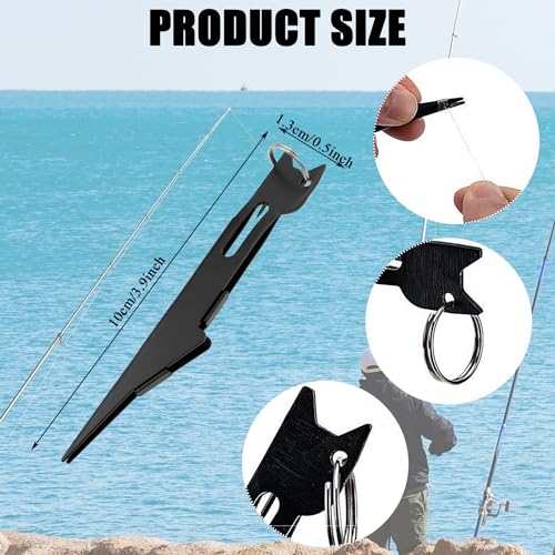 3 PCS Fishing Knot Tying Tool Set with Line Cutter - Durable & Portable