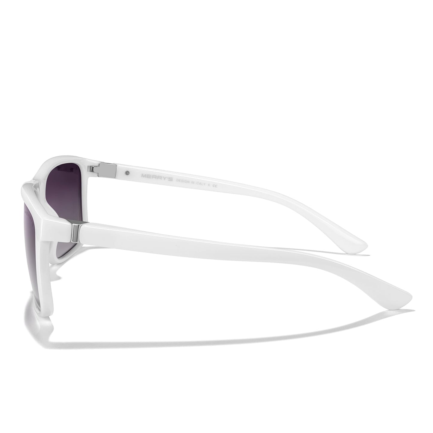 MERRY'S Rectangular Polarized Sports Sunglasses for Men Women Cycling Driving Fishing UV400 Protection S8225