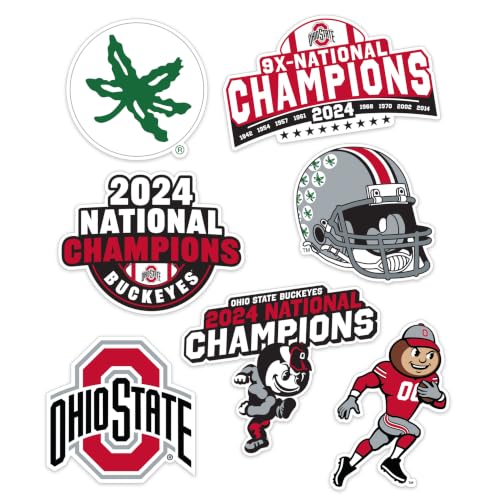 Ohio State Buckeyes 2024 Football Champs Sticker Decal - Desert Cactus