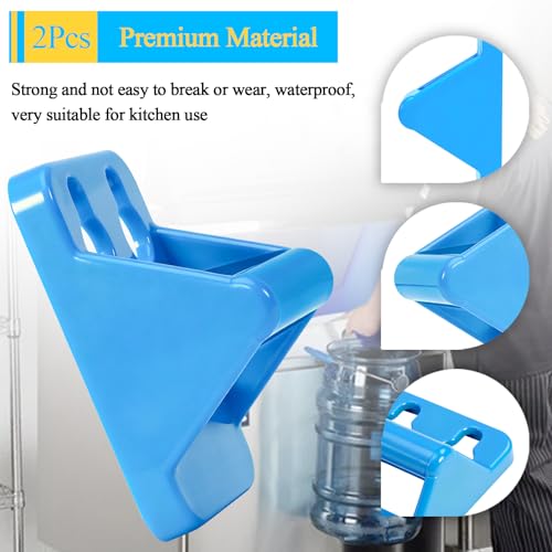 2 Pcs Ice Bucket Hanger Brackets with Screws - Fits Saf-T-Ice Tote Drying Rack