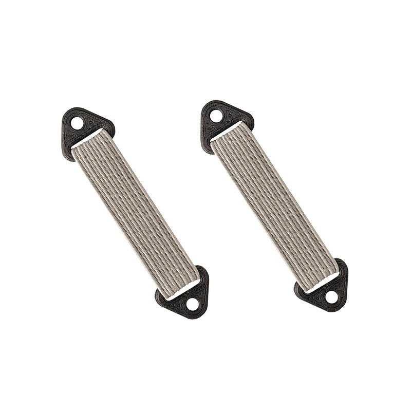 DEEZ LOOPZ: [Patent Pending] High-Performance Shock Bands for RC Cars & Vehicles 1/8 1/10 1/18, 2-Pack, RC Shock Absorbers for Crawlers, Improve Climbing/Control (Navy/Black - 90MM, CF Infused)