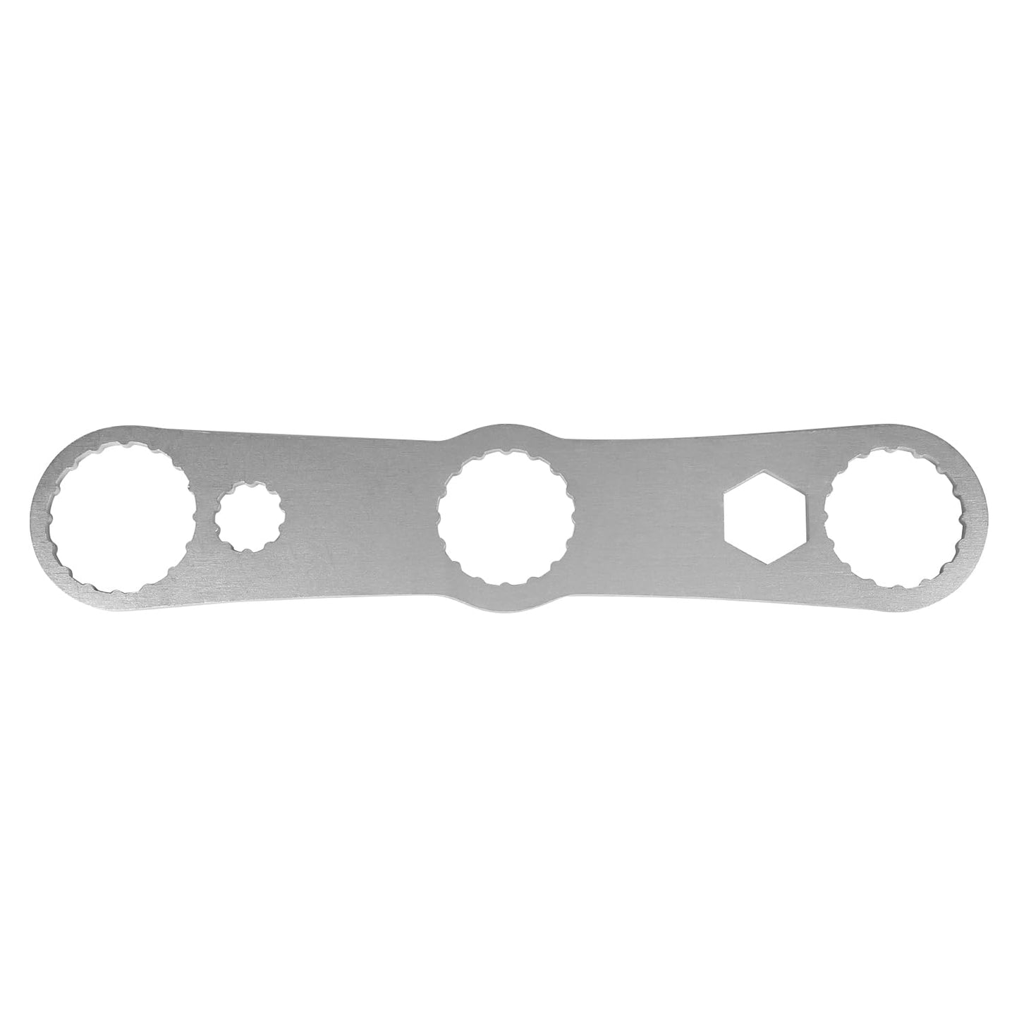 Utoolmart Multi - function Bottom Bracket Wrench, Stainless Steel Bottom Bracket Removal Install Wrench, Suitable for BB wrench 39 40.5 44mm outer diameter, 16 Notch