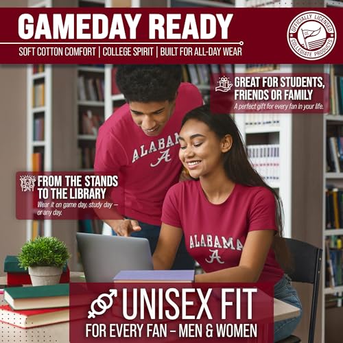 NCAA Cotton T-Shirt for Men and Women - Officially Licensed