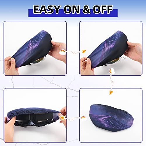 Ski Goggle Covers - 2 Pack Microfiber Protectors - Classic