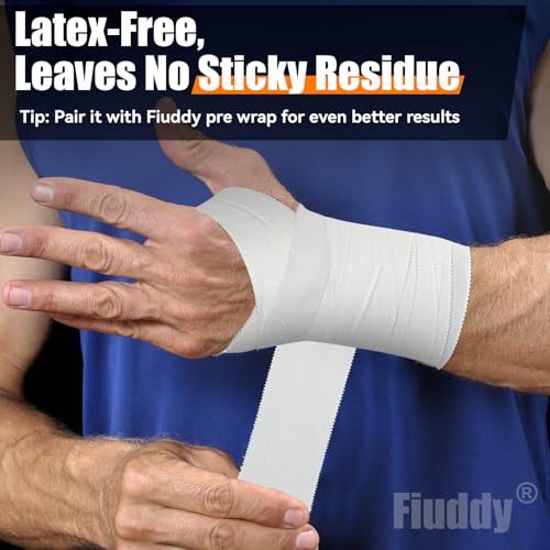 Professional Athletic Sports Tape - 6 Pack Easy Tear for Injury Support