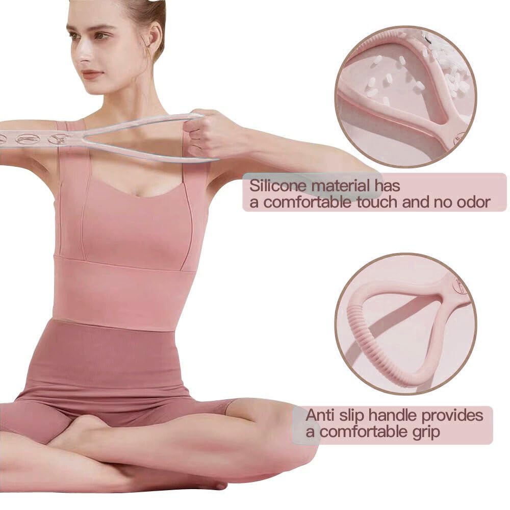 2026 Upgraded Figure 8 Resistance Band for Physical Therapy, Shoulder Back Arm Exercise Bands, 3 Resistance Levels for 15 25 35lb for Kids Adult Elderly