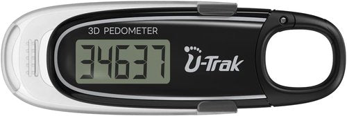 3D Pedometer - Accurate Step Counter with Removable Clip & Carabiner | Ideal for Men, Women & Kids