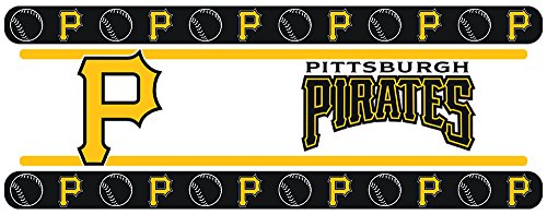 Pittsburgh Pirates Vinyl Peel-and-Stick Wall Border - 5" H x 15' L