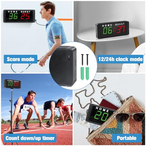LED Electronic Scoreboard with Remote & Tripod - Small