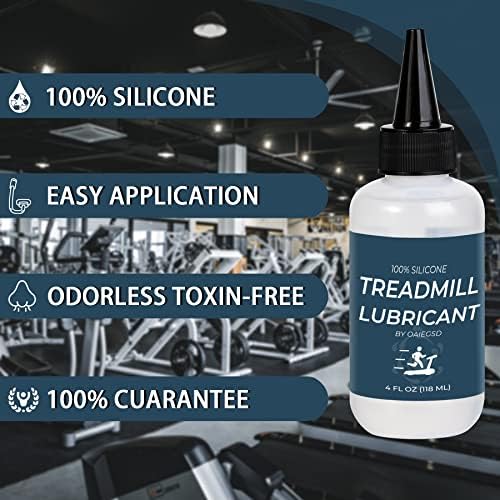 4oz Silicone Treadmill Belt Lubricant - Odorless, Easy Apply