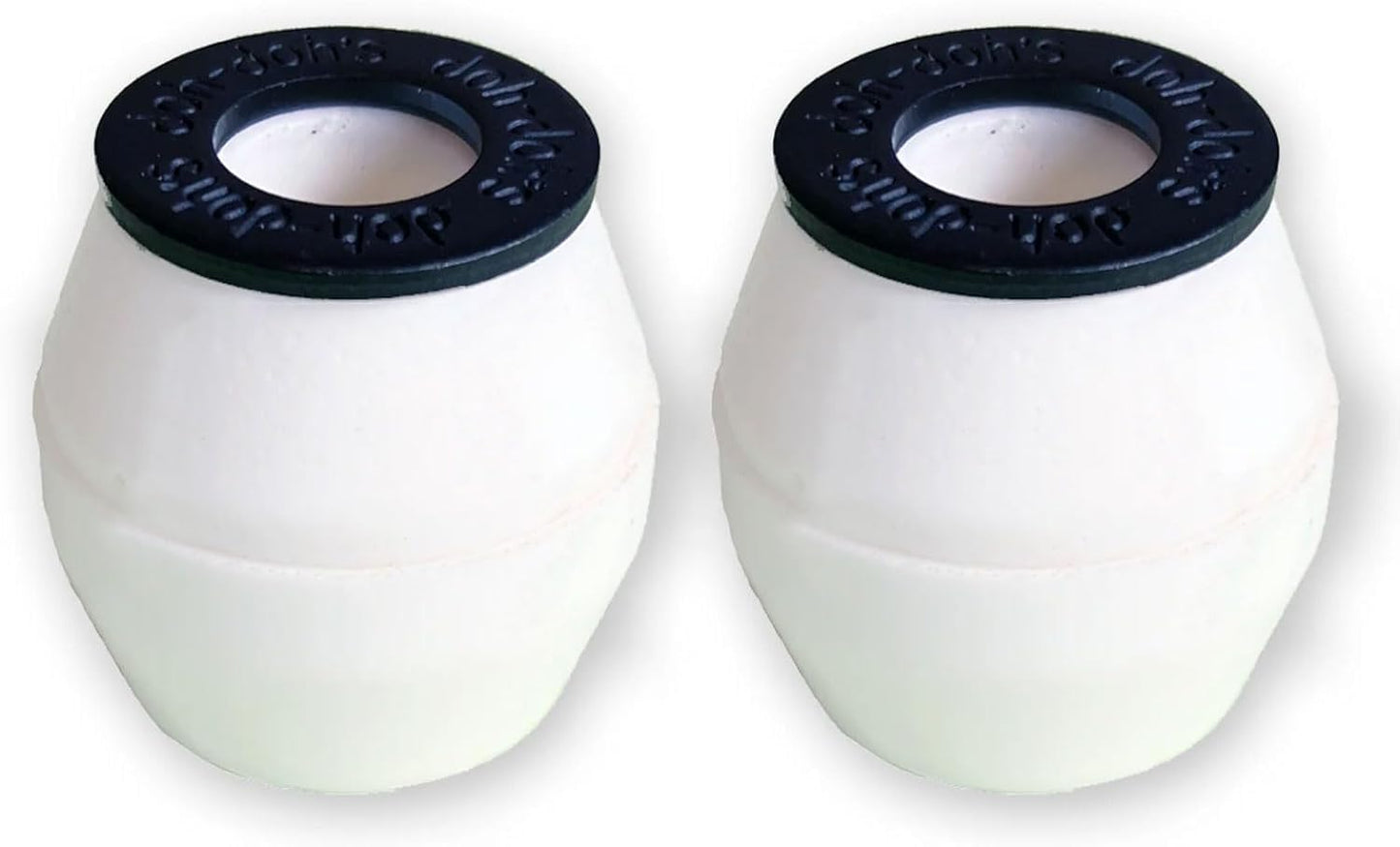 Kata Skateboarding Shorty's Skateboard Bushings Doh Doh's Cones with Washers White 98A Xfirm