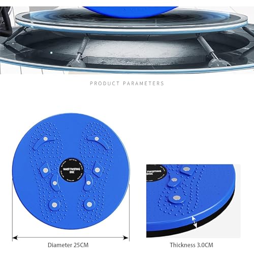 Waist Twisting Disc with 8 Magnets - 9.8 Inch Balance Board, Green