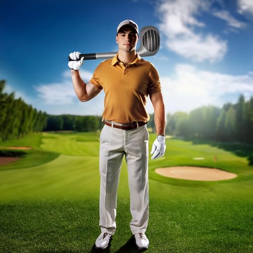 Inflatable Golf Club - 27 Inch Blow Up Golf Stick - Silver