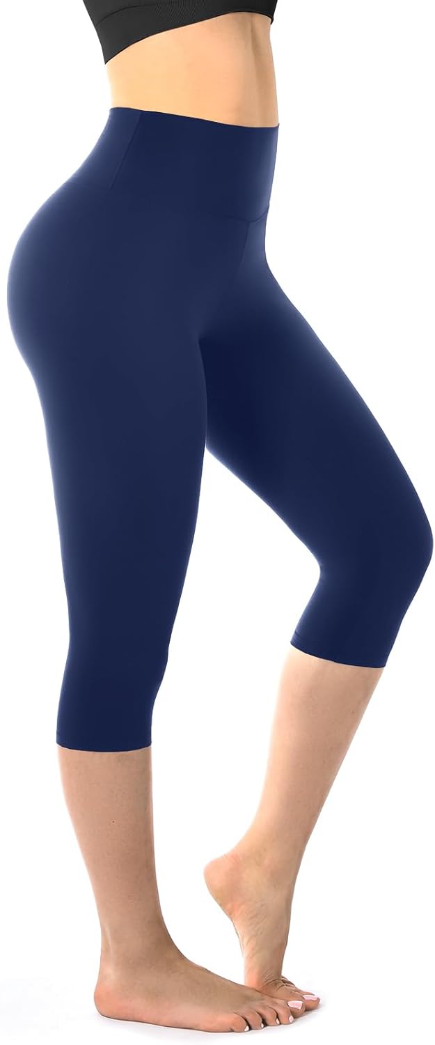 Walifrey Capri Leggings - Buttery Soft High-Waisted Workout Leggings for Women | Perfect for Gym & Yoga