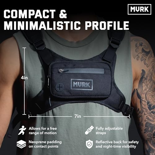 Water Resistant Running Vest Pack with Phone Holder & Reflective Detail