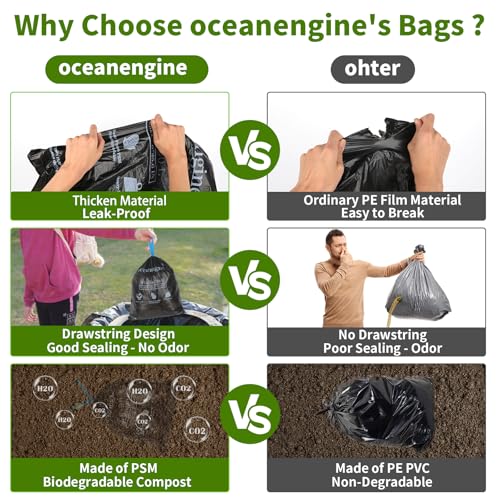 Portable Toilet Bags - 20 Count for Camping & Travel