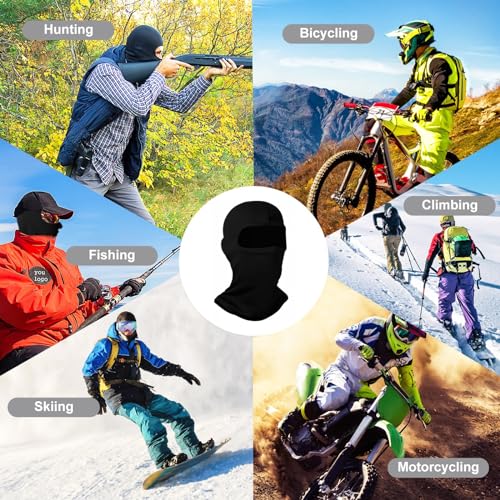 Cooling Neck Gaiter Face Mask - UV Protection - Black