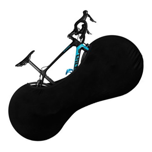 Bestookits Bike Wheel Covers for 22-27in Bicycles Wheels, Washable Stretchy Elastic Bike Tire Wheel Covers Dust-Proof for Indoor/Outdoor Use (Black)