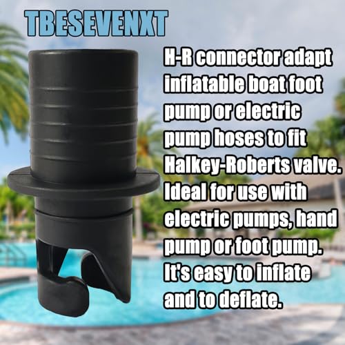 Halkey-Roberts Air Valve Hose Adapter for Foot Pump - 2 Pack