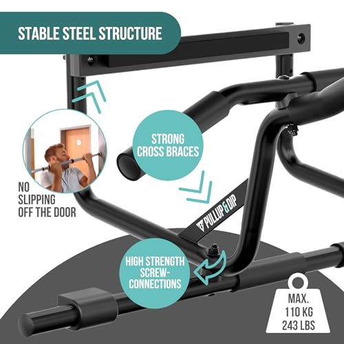Pull-Up Bar for Door Frames - Hanging Bar with Padded Handles