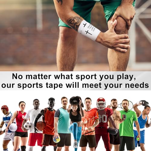 Christian Cross Athletic Tape - 2 Pcs, Strong Adhesive Support