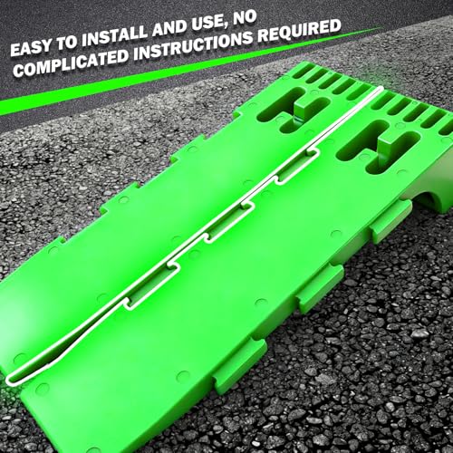 Expandable Tire Skates - 4 Pack Interlocking Design for Tow Trucks