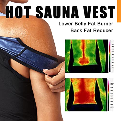 Women’s Sauna Waist Trainer Vest Large-X-Large Sweat Shaper Tank Top